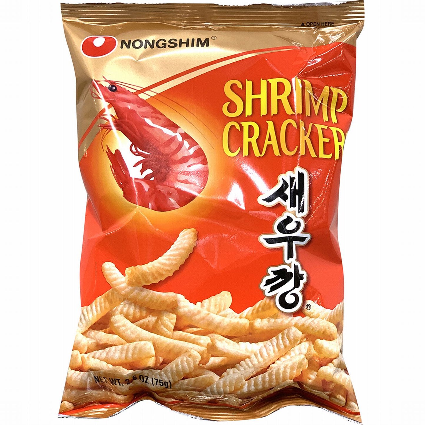 Nongshim Shrimp Cracker Snack 2.6oz × 10 Bags – Popular Korean Seafood Chips