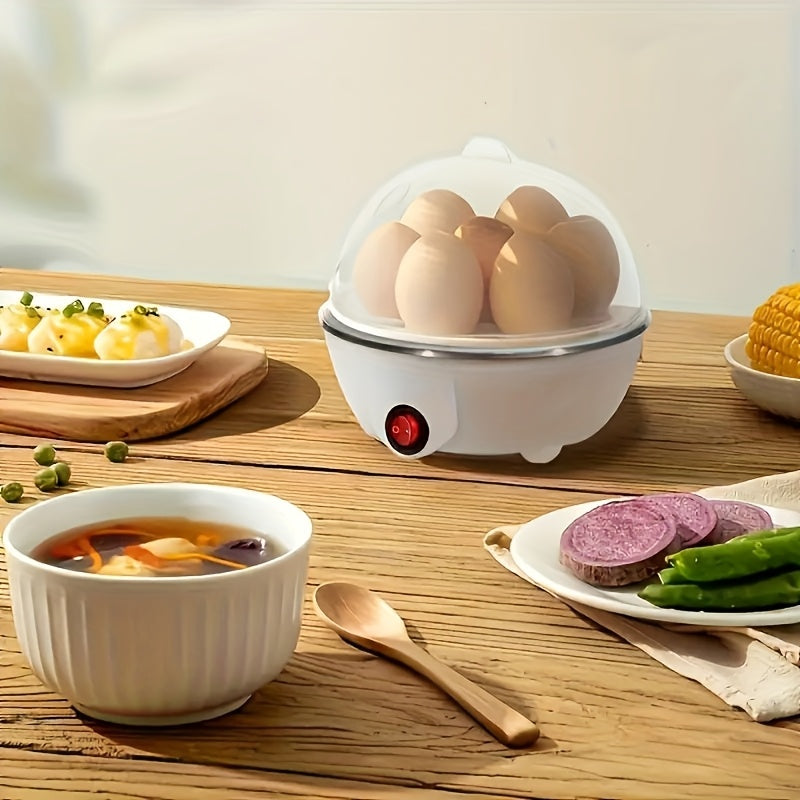 Electric Egg Boiler 7-Egg Cooker Steamer – Quick & Oil-Free