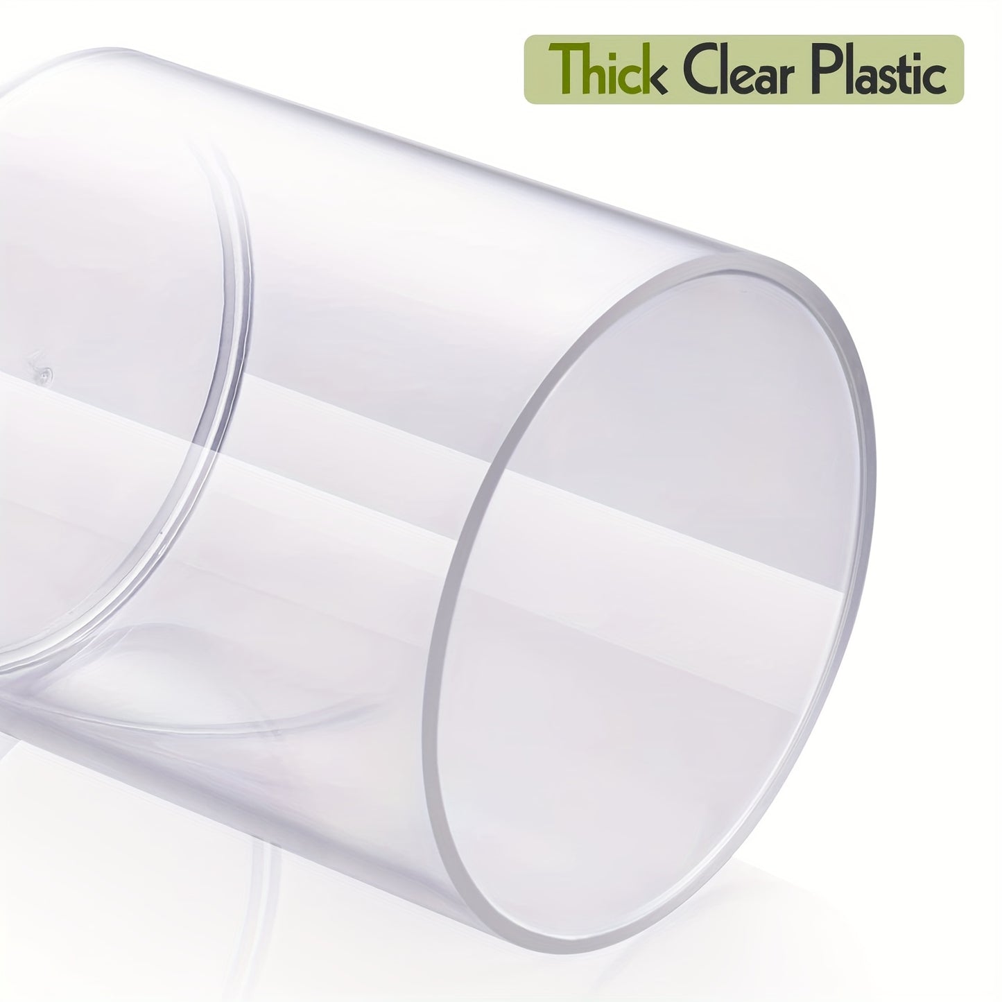 Reusable Plastic Storage Box Set (4 Pack) – Transparent, BPA Free, Bathroom Organizer with Lids