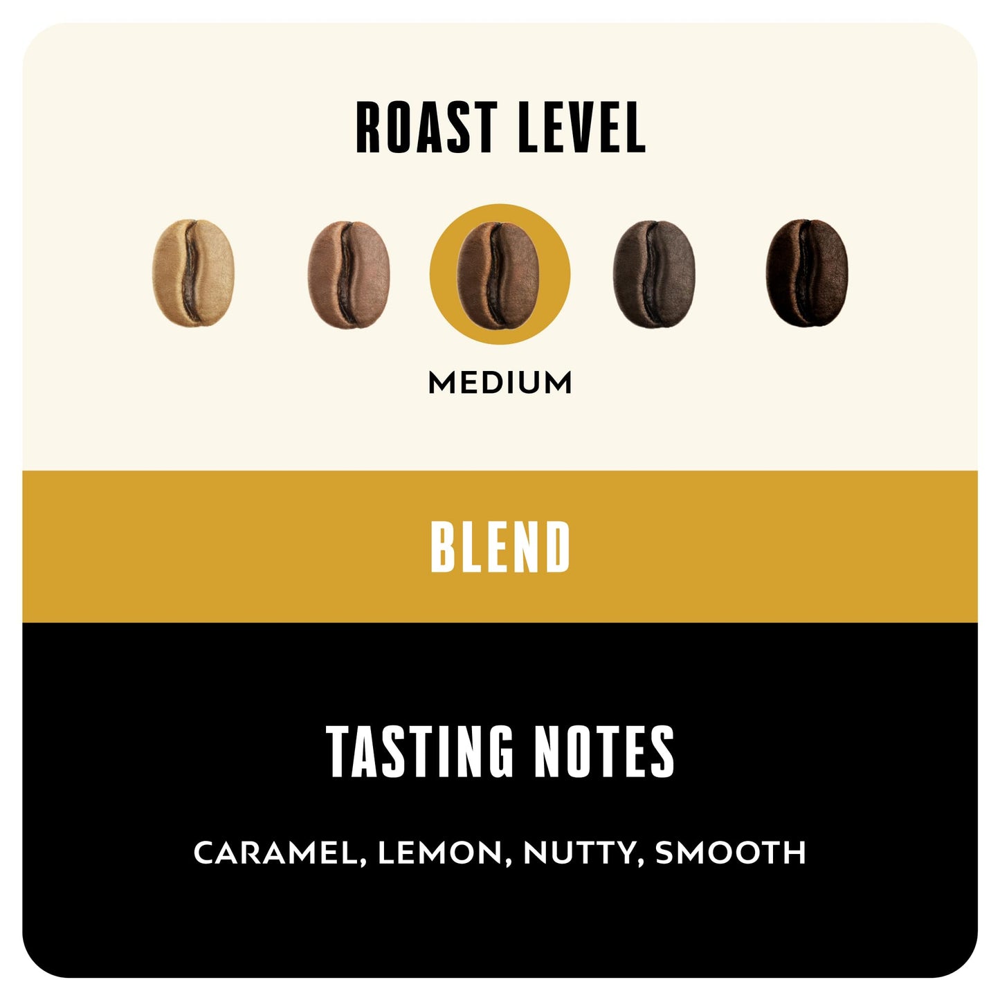 BLK & Bold Rise & GRND – Medium Roast Ground Coffee (2×12oz)