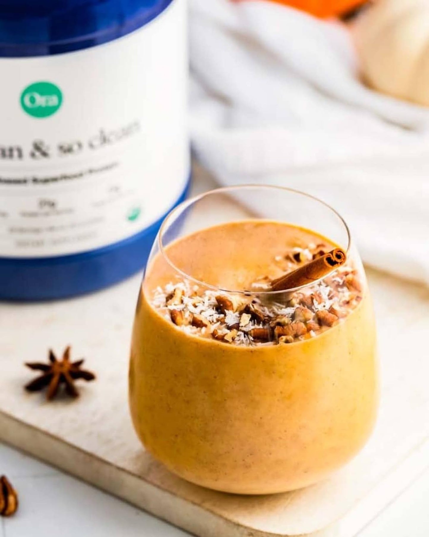 Ora Organic Vegan Protein – 21g Plant-Based Vanilla Chai (Keto & Dairy-Free)
