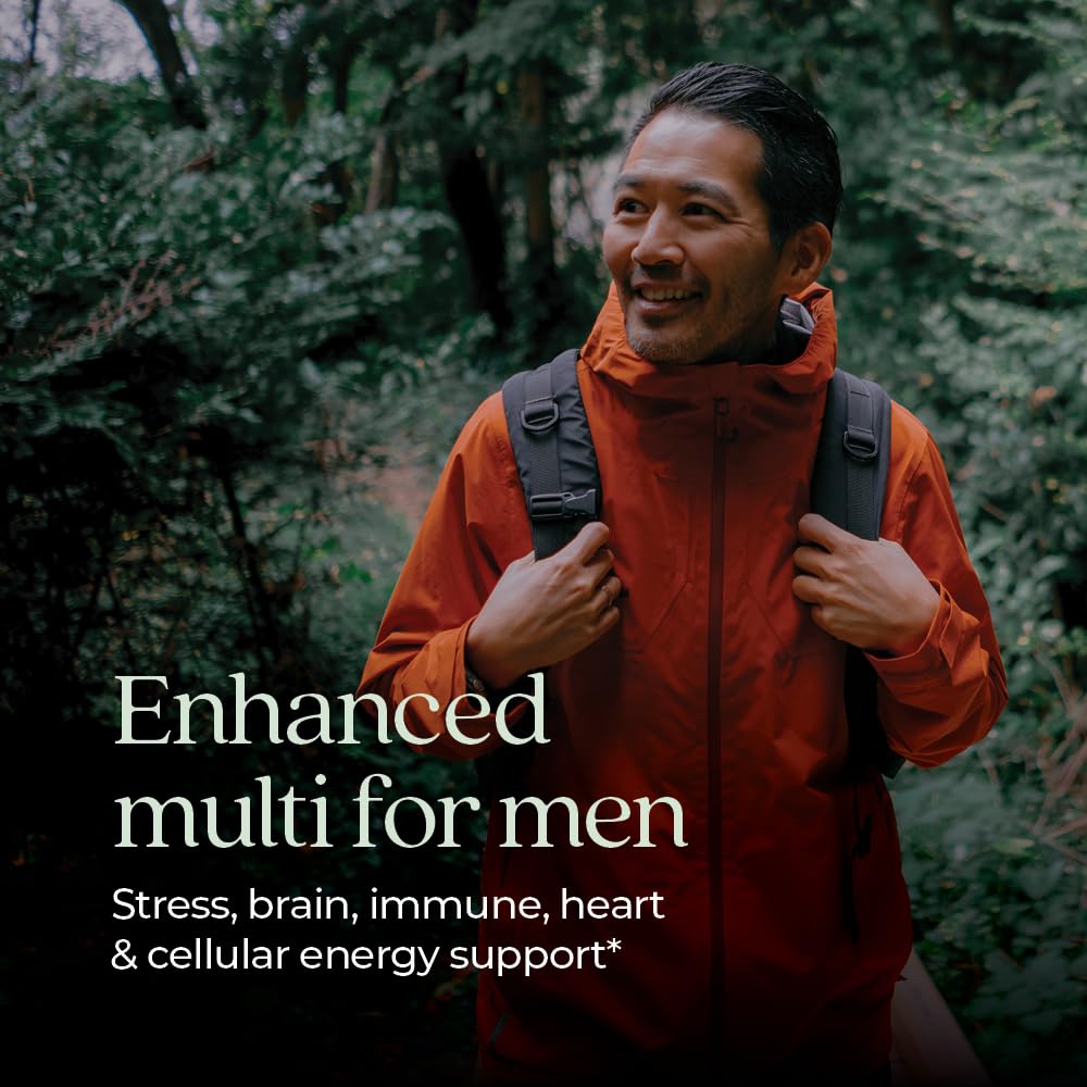 New Chapter Men's Advanced Multivitamin – Stress, Heart & Energy Support (72 ct)