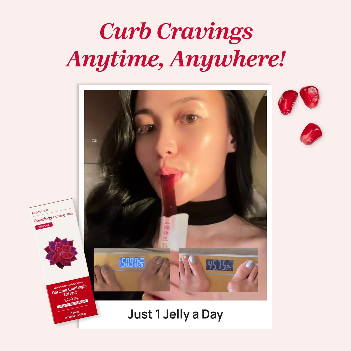 FOODOLOGY Coleology Cutting Jelly – Garcinia & Collagen Sticks (10 Sticks)