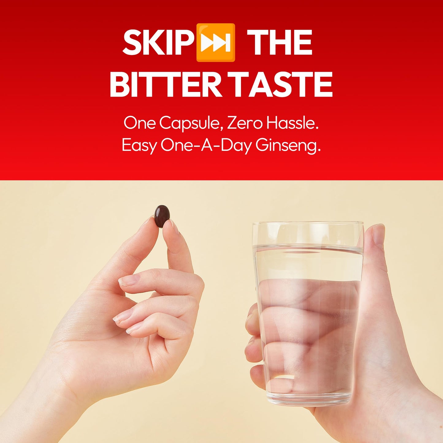 Korean Red Ginseng Plus – Vegan Energy & Immune Support (30 Caps)