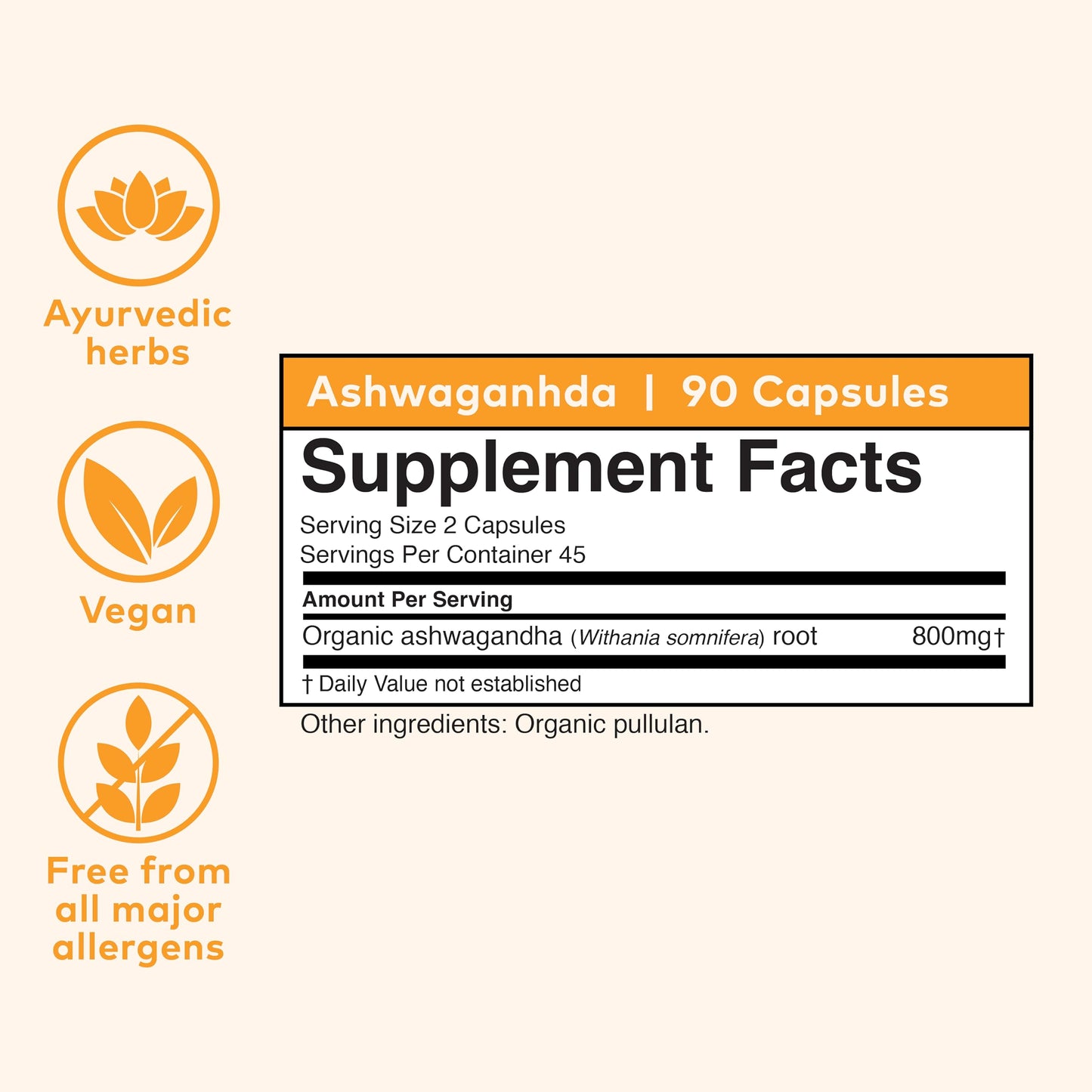 ORGANIC INDIA Ashwagandha Capsules – Stress, Energy & Sleep Support (90 ct)