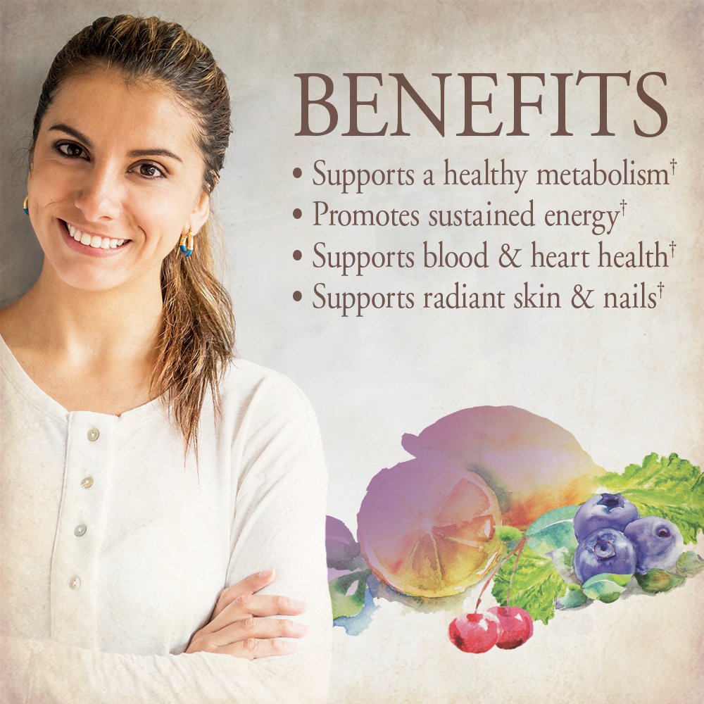 Garden of Life Organics – Vegan Multivitamin for Energy, Hair & Skin (60 ct)