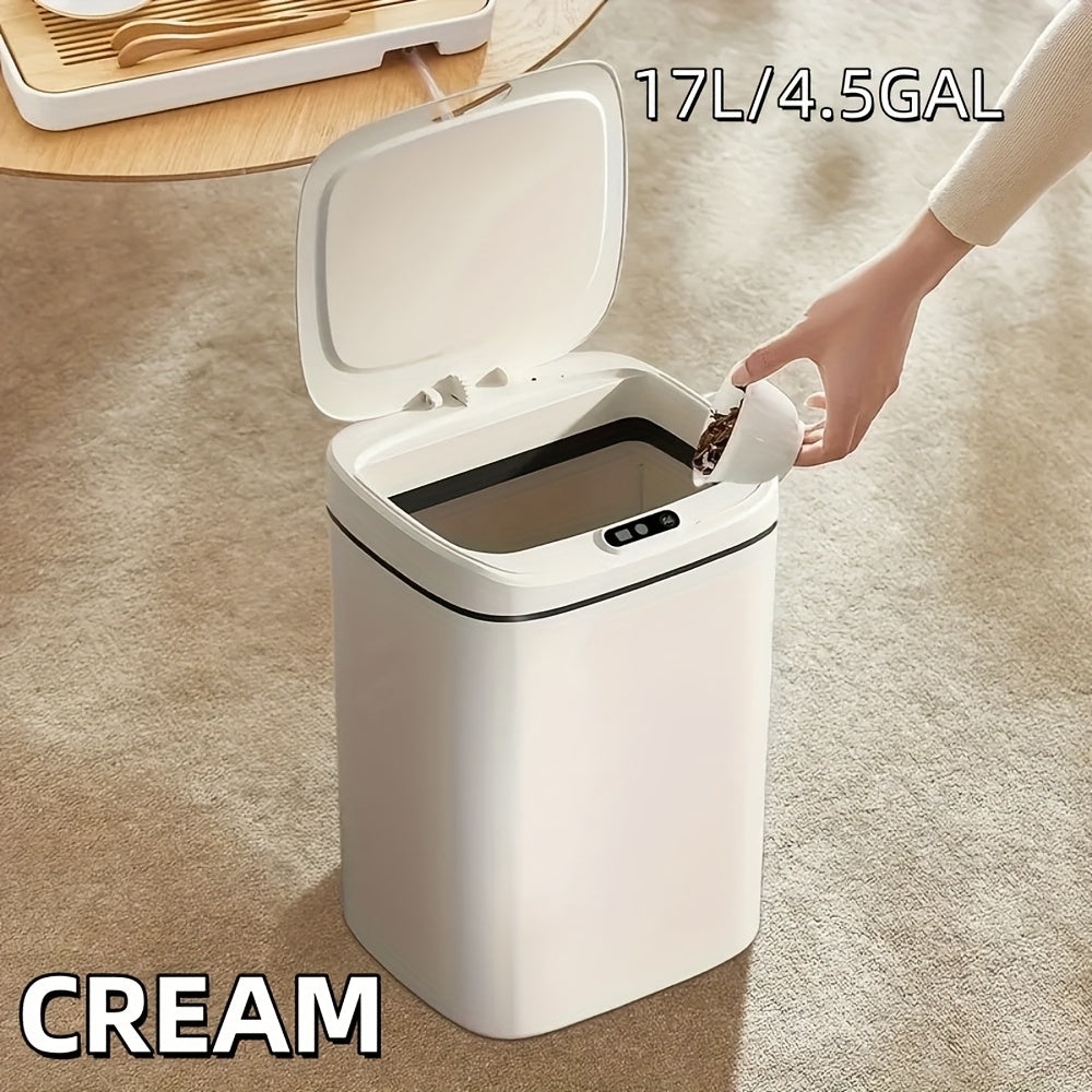 Smart Motion Sensor Trash Can – Hands-Free Electric Bin for Kitchen, Bathroom, Office