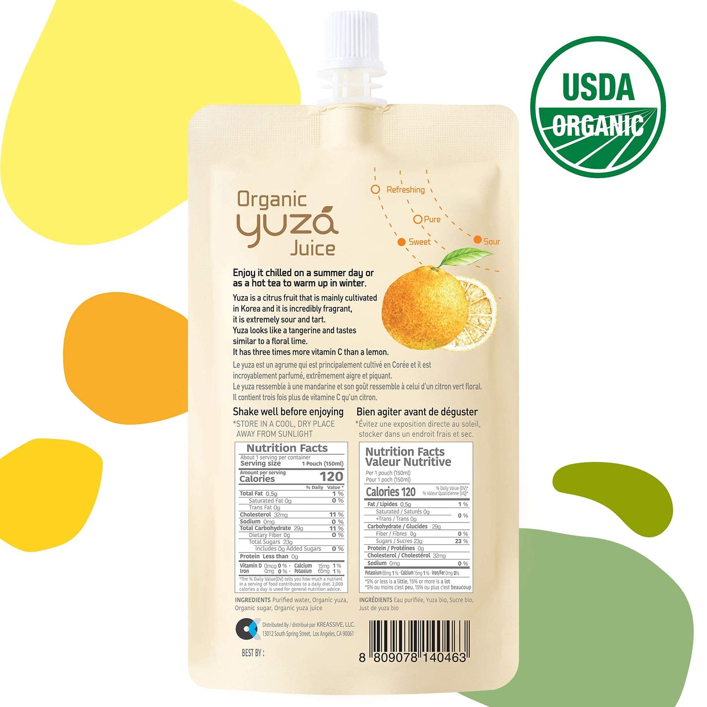 USDA Organic Yuzu Drink – Korean Honey Citron Tea (6-Pack)