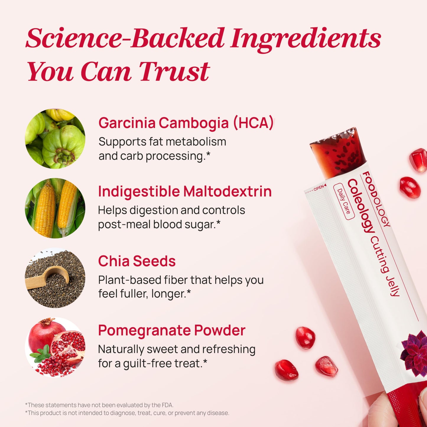 FOODOLOGY Coleology Cutting Jelly – Garcinia & Collagen Sticks (10 Sticks)
