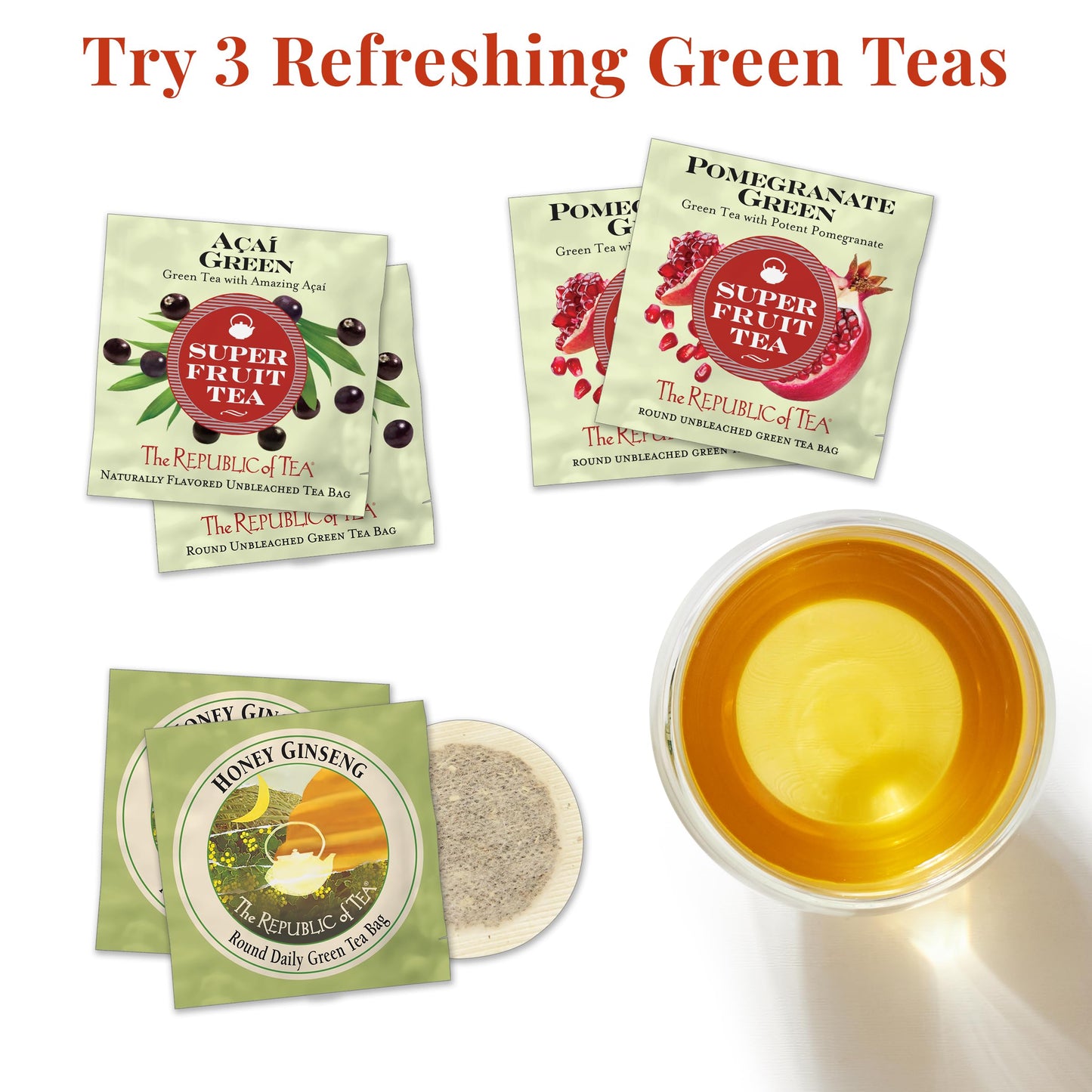 Republic of Tea – 40 Premium Assorted Tea Bags