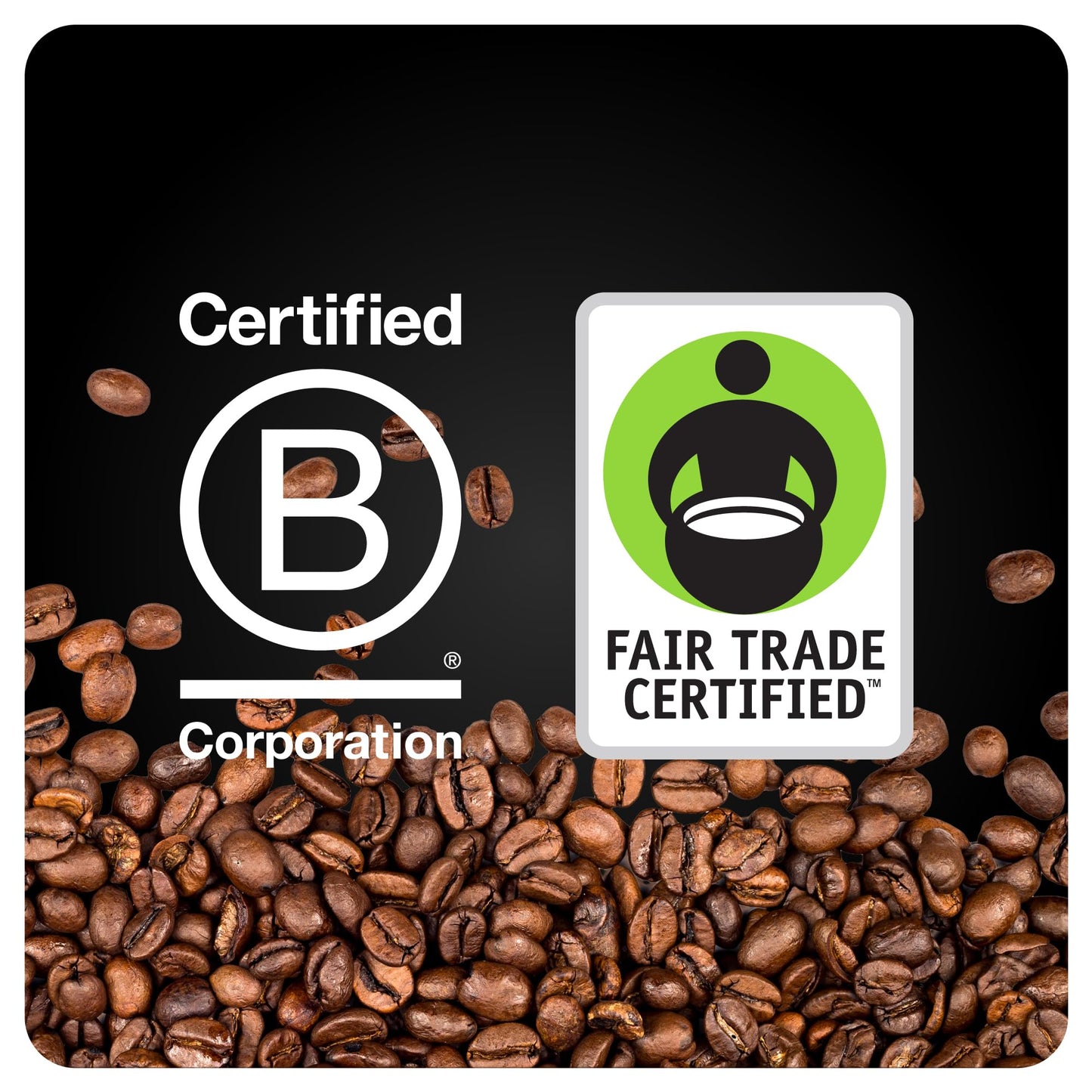 BLK & Bold Rise & GRND – Medium Roast Ground Coffee (2×12oz)