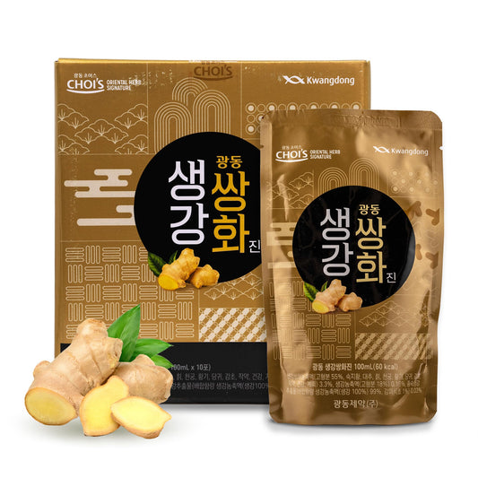 Kwangdong Ssang Hwa Jin Ginger – Vitality Tea (10-Pack)