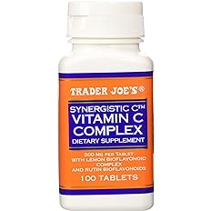 Trader Joe's Synergistic Vitamin C – 500mg with Lemon & Bioflavonoids (100 ct)