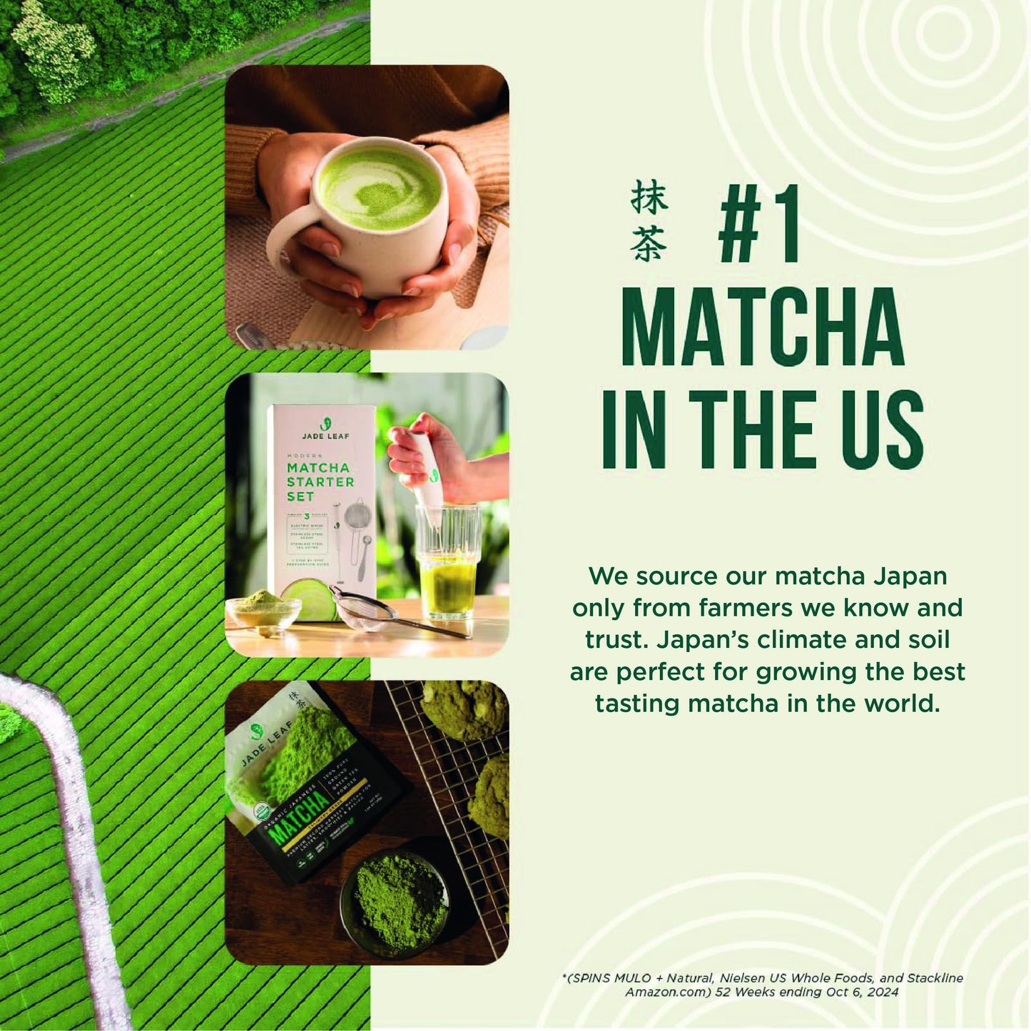Jade Leaf Organic Matcha – Premium Culinary Grade Japanese Green Tea, 1.06oz