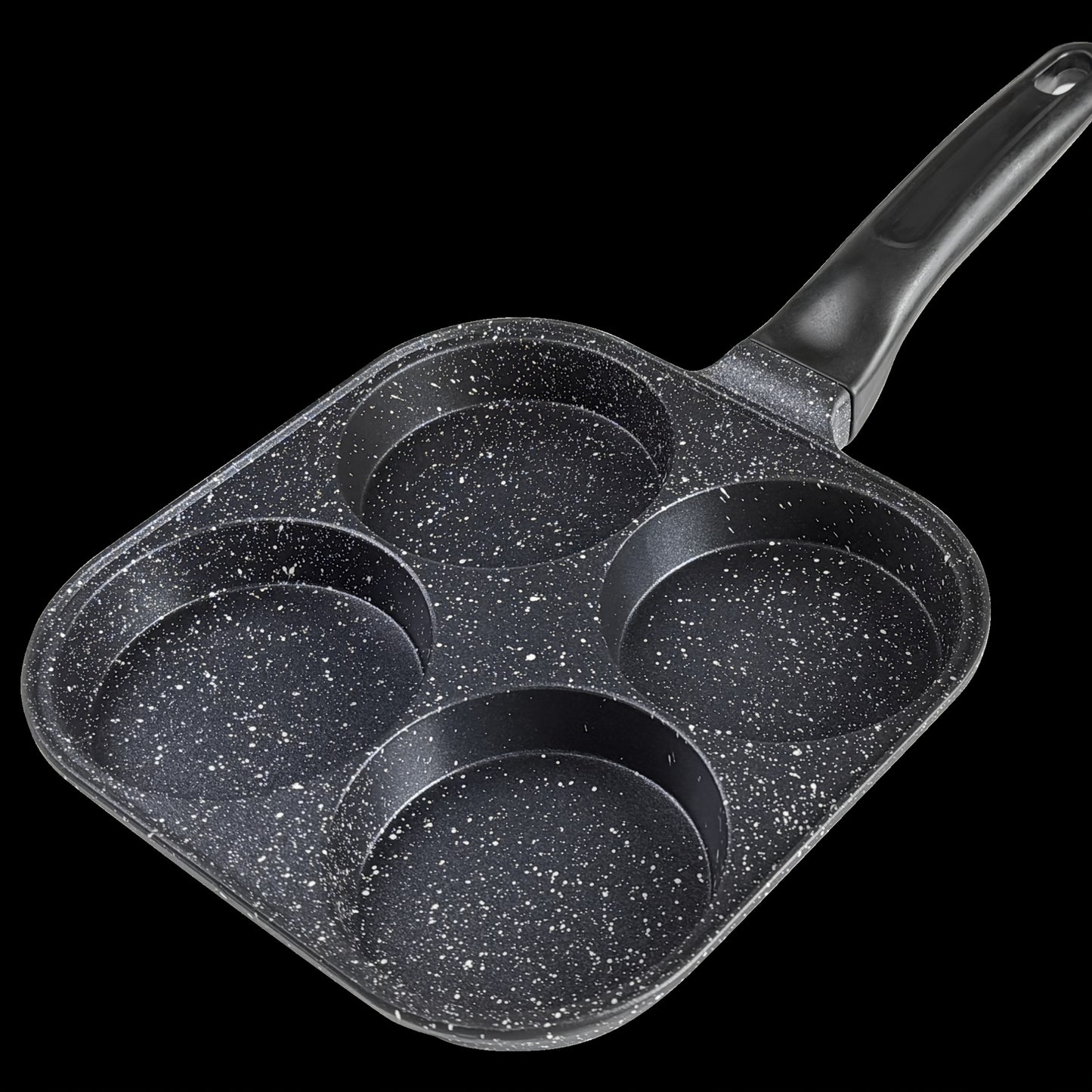 7-Hole Nonstick Pancake & Crepe Pan – Detachable Handle, Gas Stove & Oven Safe