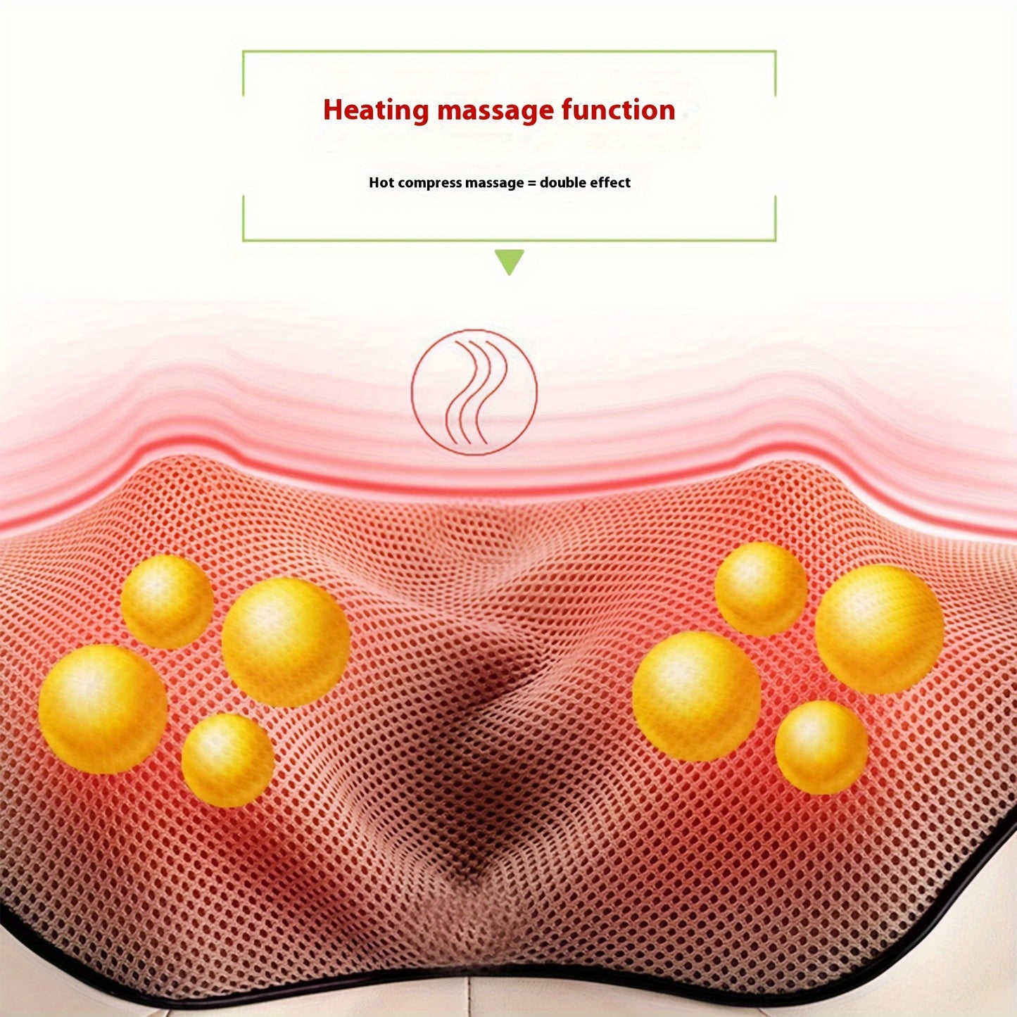 Portable Electric Neck Massager – Deep Kneading & Acupressure for Neck, Back & Shoulders