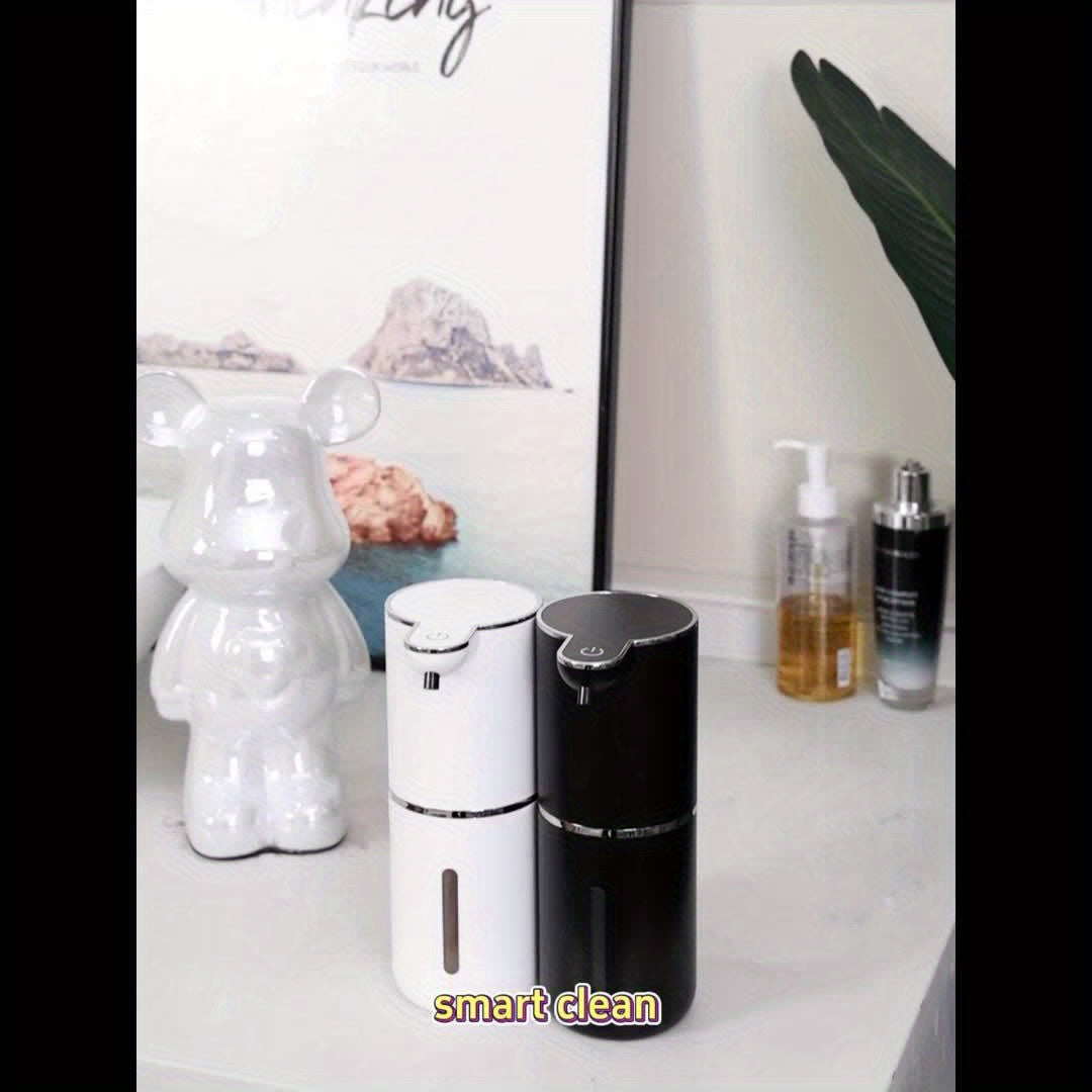 Automatic Touchless Foaming Soap Dispenser – 13.5oz, USB Rechargeable, 4-Level Adjustable