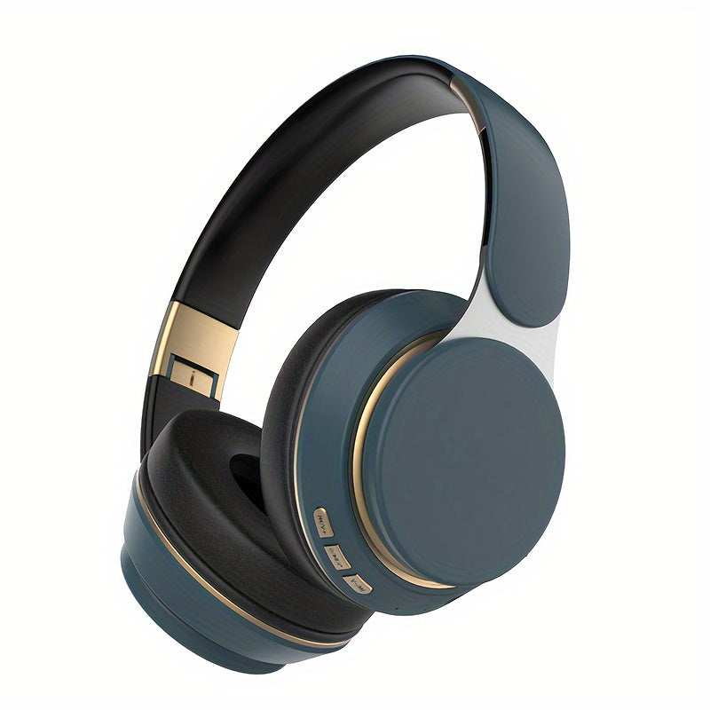 Wireless Over Ear Headphones – Foldable with Mic, FM Radio, AUX & TF Card Support