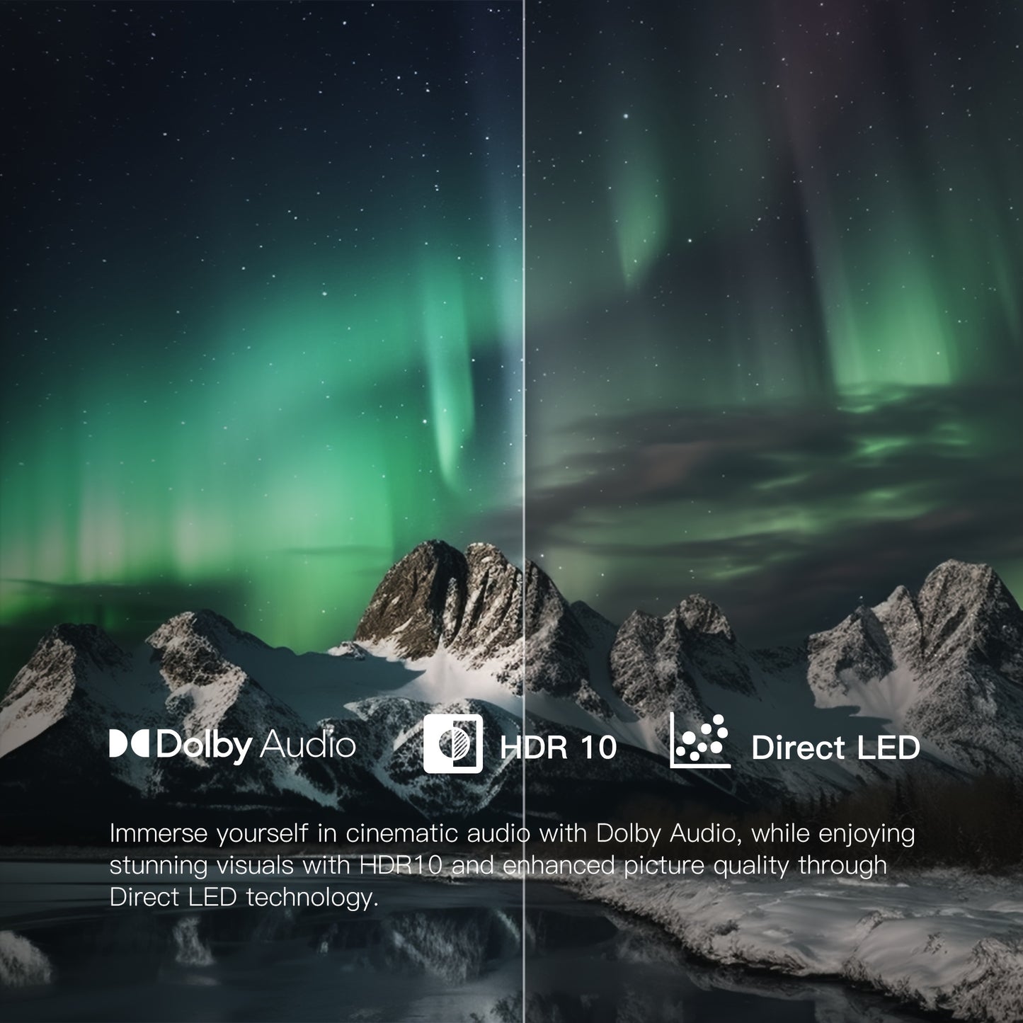32" Google Smart TV 720p HDR, Chromecast, Voice Remote, 2025 Palette Series