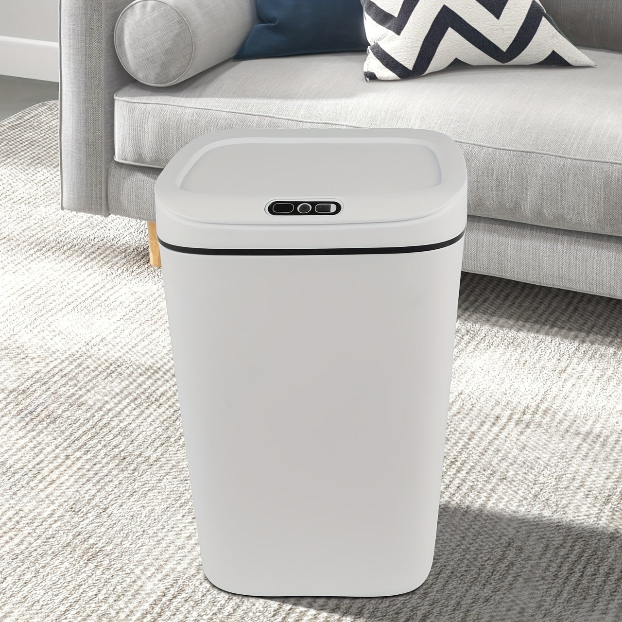 Smart Motion Sensor Trash Can – Hands-Free Electric Bin for Kitchen, Bathroom, Office