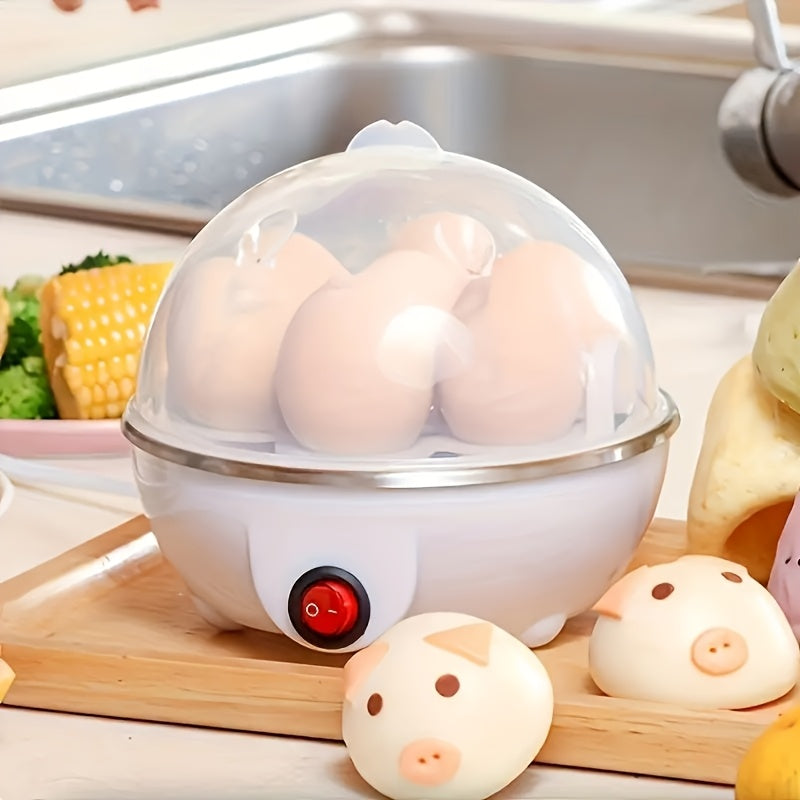 Electric Egg Boiler 7-Egg Cooker Steamer – Quick & Oil-Free
