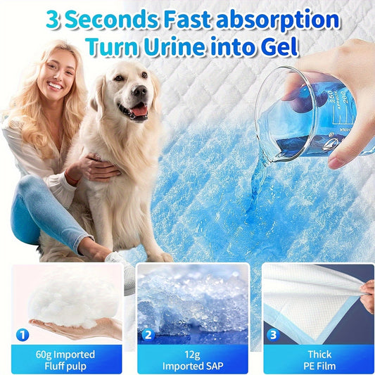 4XL Heavy Duty Dog Pee Pads – Fast Absorbing & Leak-Proof for Large Dogs