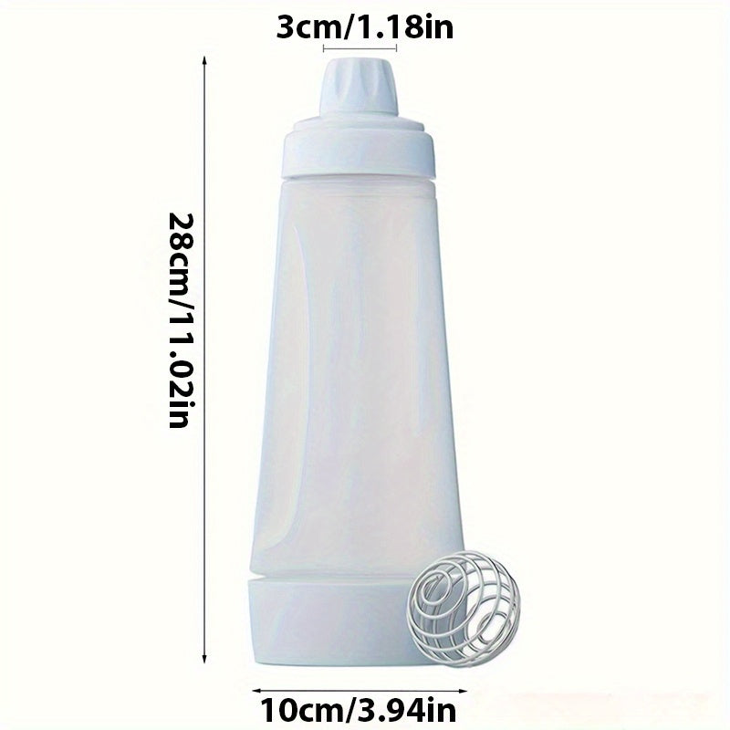 Batter Dispenser with Mixing Ball – Durable Cupcake, Pancake & Crepe Maker