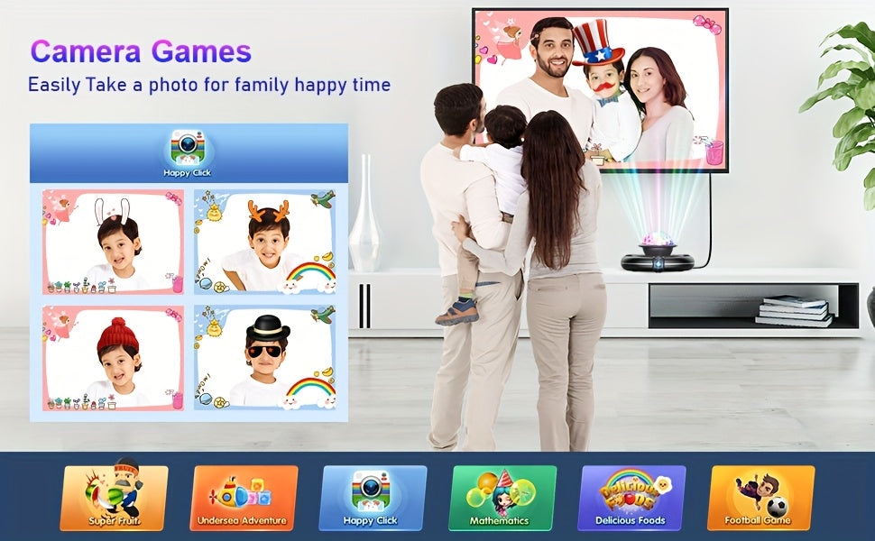Double Dance Mat USB Step Pad for Kids & Adults w/ Camera Tracking, TV Fitness Game
