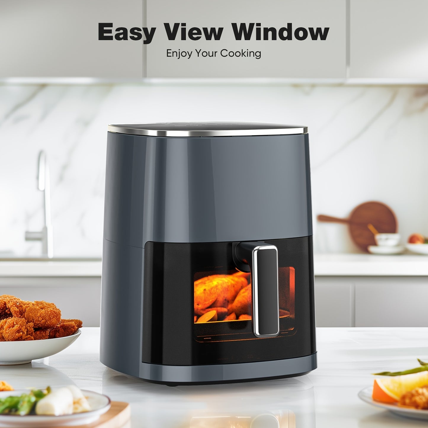 6 Qt 12-in-1 Air Fryer Oven with Digital Controls & Presets