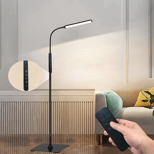 LED Floor Lamp Dimmable Reading Light 3 Color Modes 10 Brightness with Gooseneck