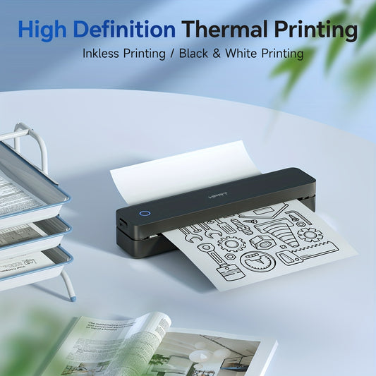 HPRT Portable Wireless Thermal Printer 203DPI USB Rechargeable A4/Letter