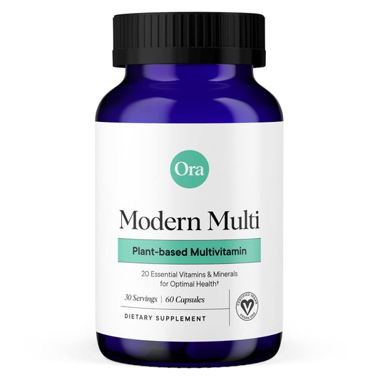 Ora Organic Multivitamin – Plant-Based Daily Support (60 Vegan Capsules)