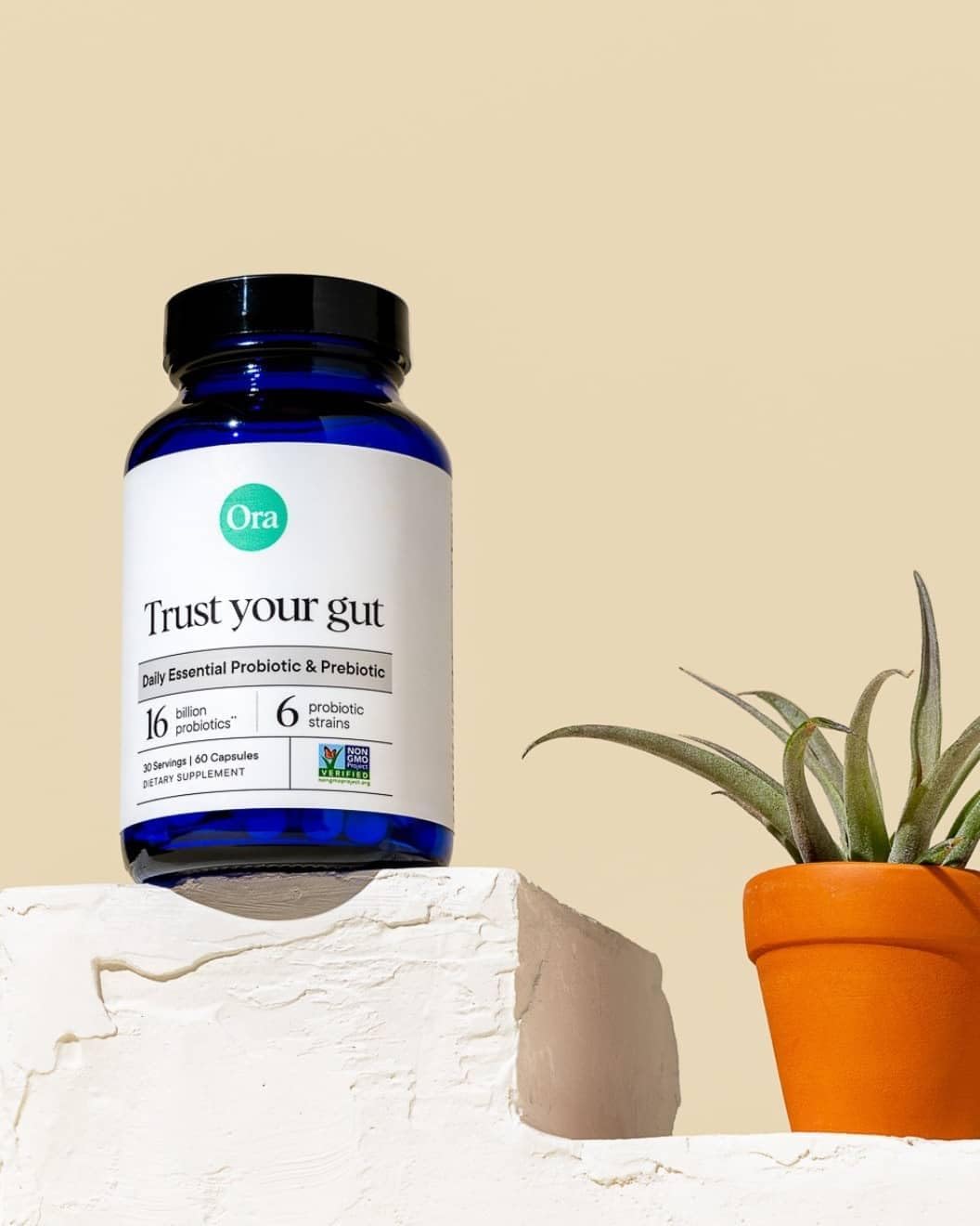 Ora Organic Probiotics – 16 Billion CFU with Prebiotics for Gut Health