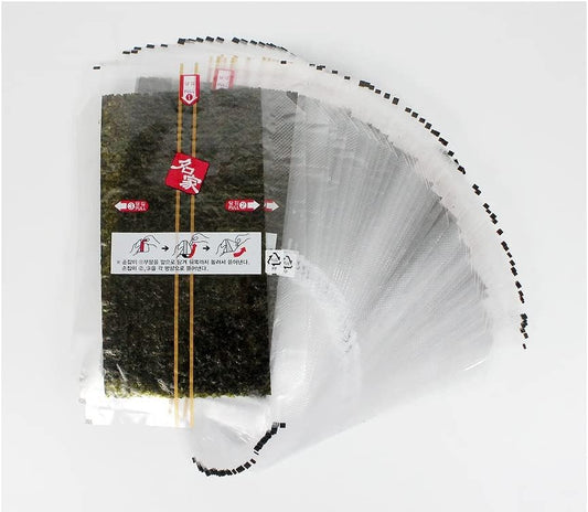 Minecook Nori Seaweed for Onigiri & Samgak Gimbap – 50 Sheets with Rice Mold