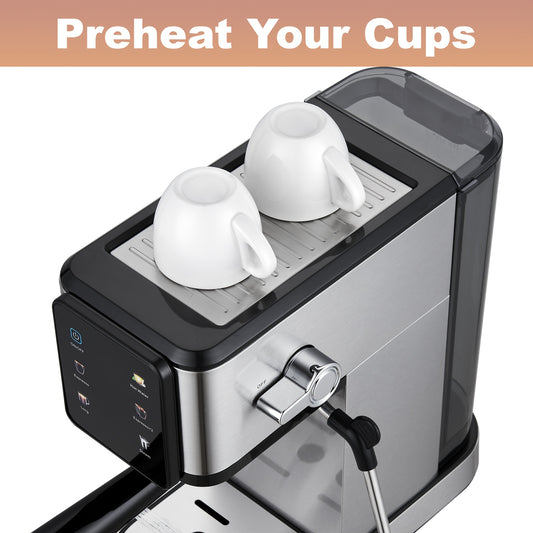 Tesslux 20-Bar Dual Boiler Espresso Maker – Café Quality at Home