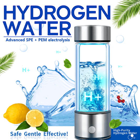 MSWJO Advanced Hydrogen Water Bottle – 420ml Portable Ionizer for Healthy Hydration