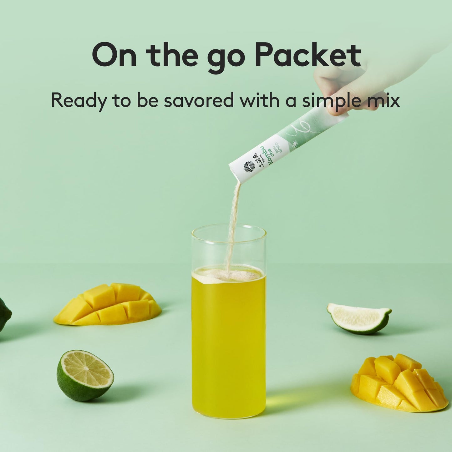 OSULLOC Calamango Kombucha – Sparkling Calamansi & Mango Tea Powder, 10 Sticks