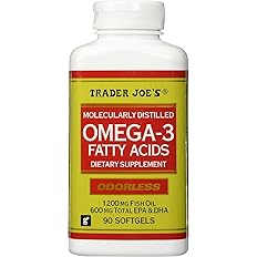 Trader Joe's Molecularly Distilled Omega-3 Fatty Acids Dietary Supplement