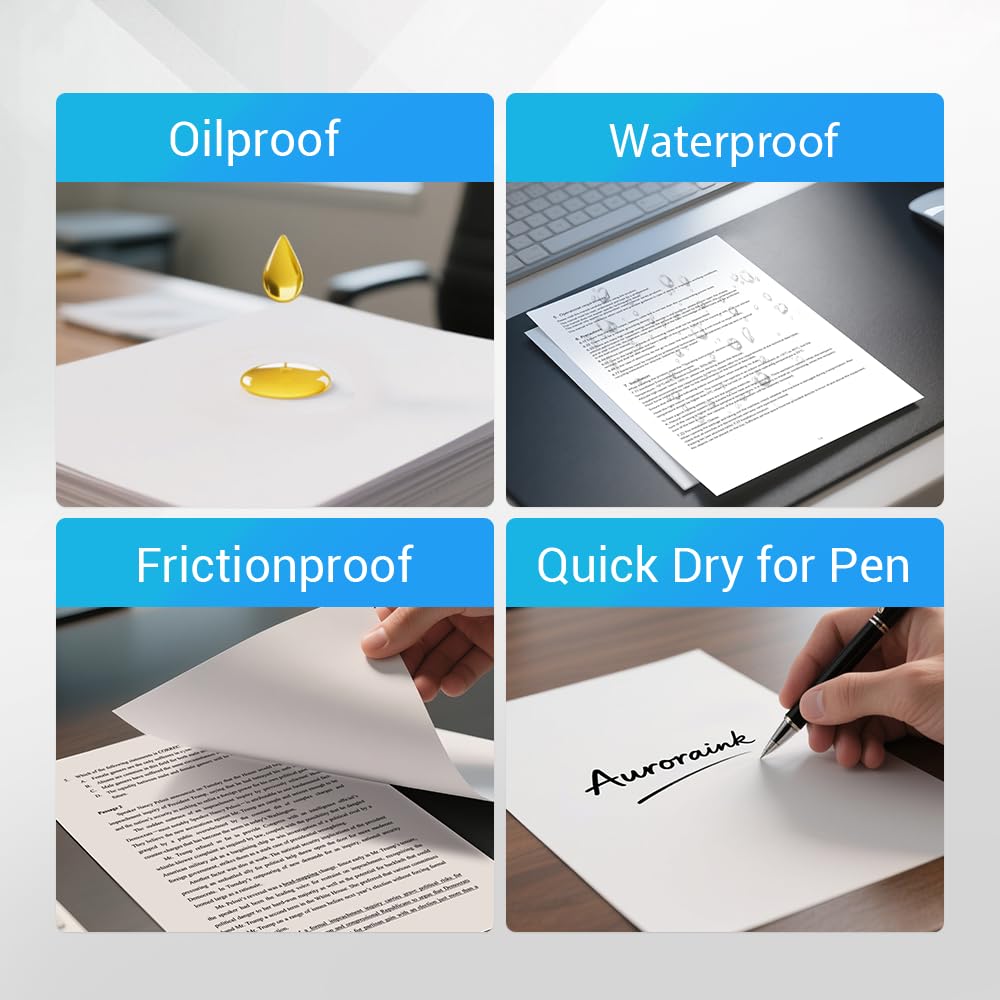 Thermal Printer Paper 8.5x11 for M08F-Letter M832 M834 MT800 – 200 Sheets