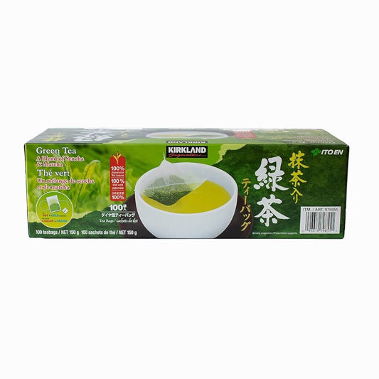 Kirkland Ito En Matcha Blend Japanese Green Tea 100 Count Tea Bags