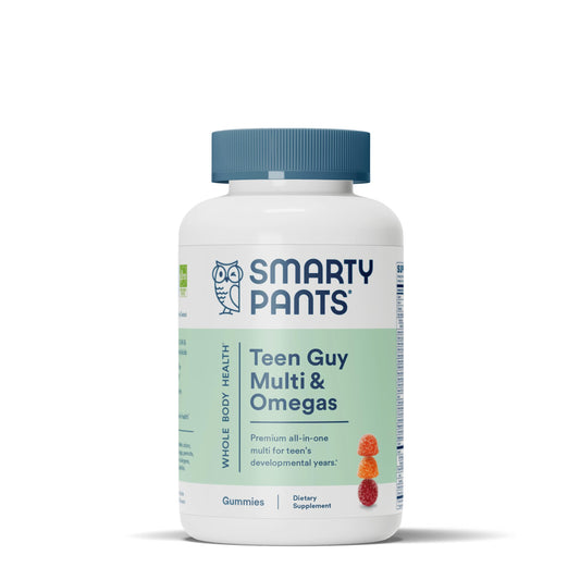 SmartyPants Teen Guy Multivitamin – Immune, Skin & Energy Support Gummies (120 ct)