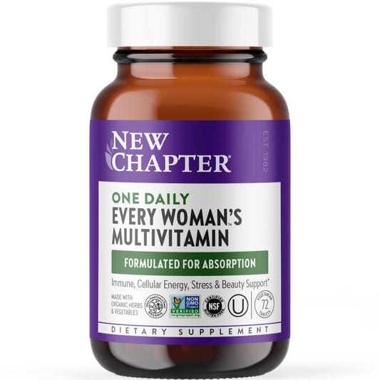 New Chapter Women's Multivitamin – Immune, Beauty & Energy Support (72 ct)
