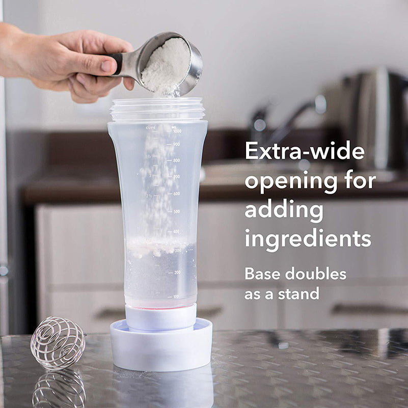 Batter Dispenser with Mixing Ball – Durable Cupcake, Pancake & Crepe Maker