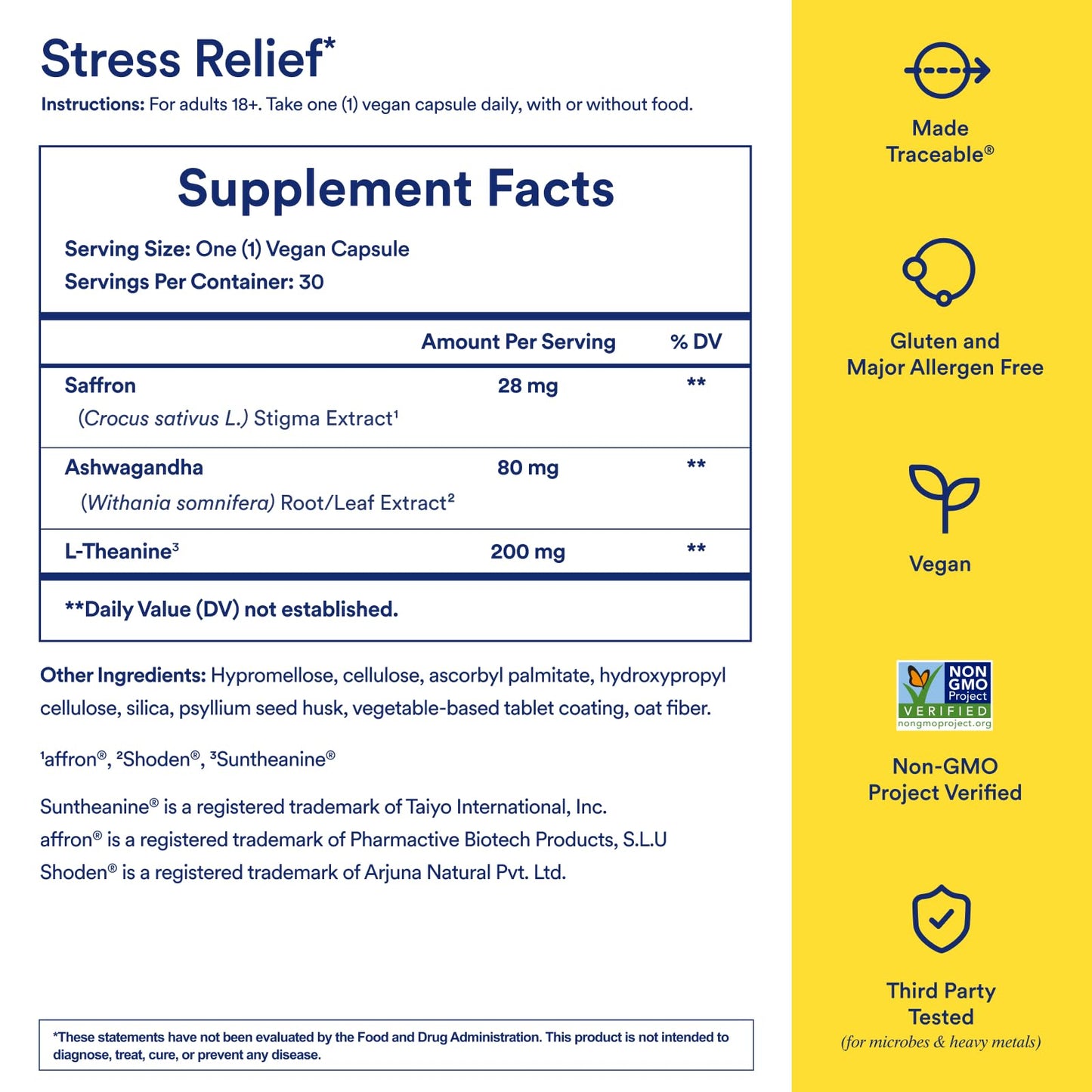 Ritual Calm Formula – Ashwagandha, Saffron & Theanine for Cortisol Balance (30-Day)