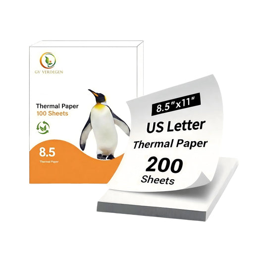 Thermal Printer Paper 8.5x11 for M08F-Letter M832 M834 MT800 – 200 Sheets