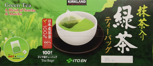 Kirkland Ito En Matcha Blend Japanese Green Tea 100 Count Tea Bags