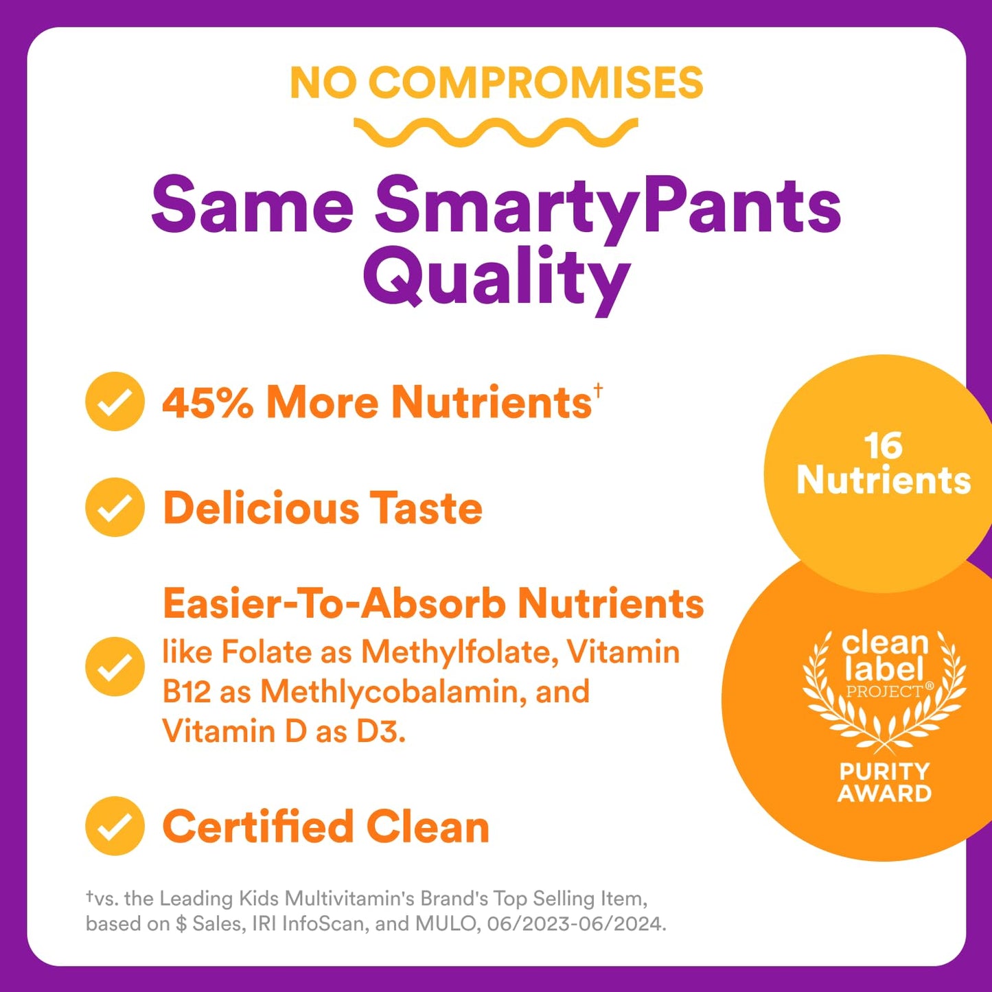 SmartyPants Toddler Multivitamin – Omega-3 + Essential Nutrients Gummies (60 ct)