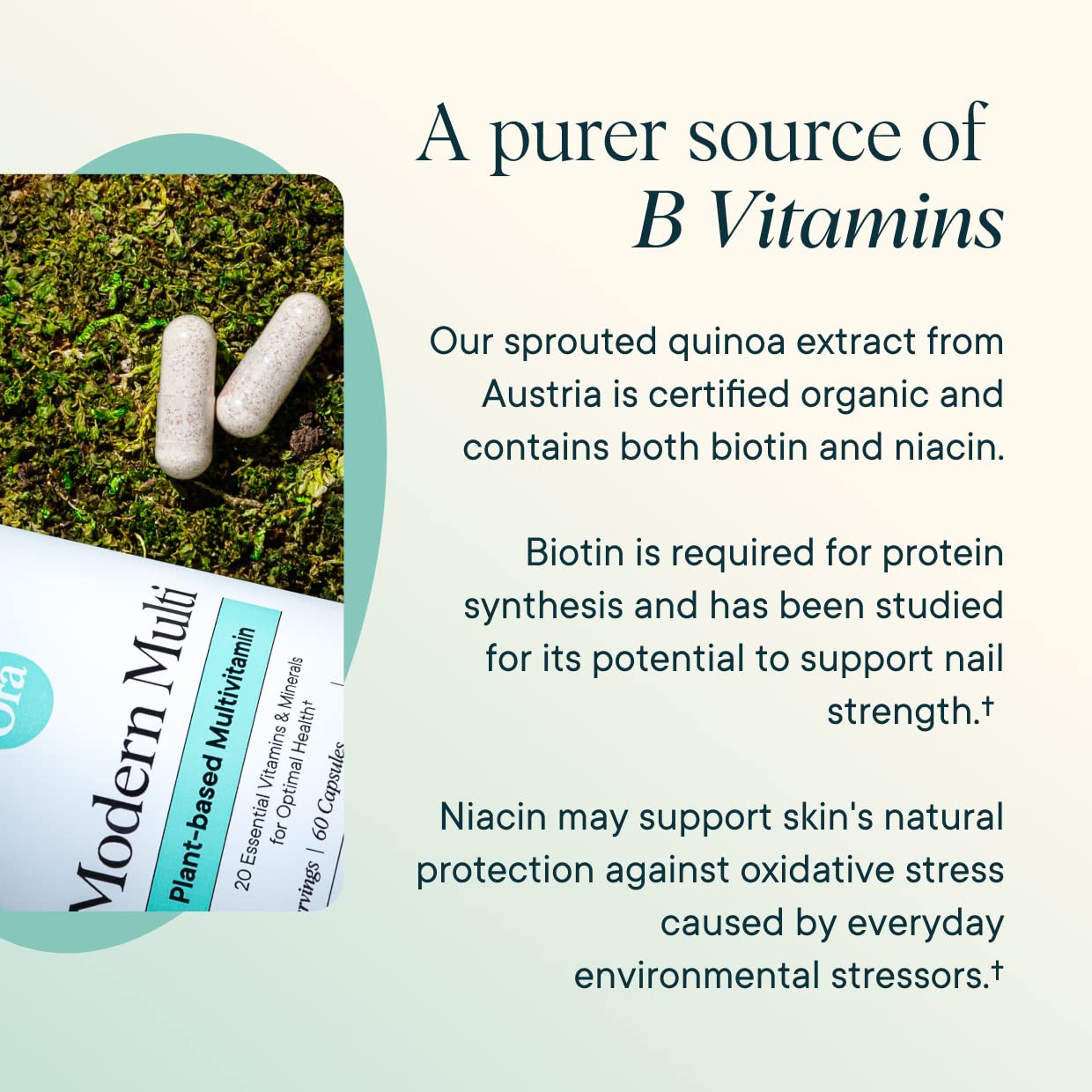 Ora Organic Multivitamin – Plant-Based Daily Support (60 Vegan Capsules)