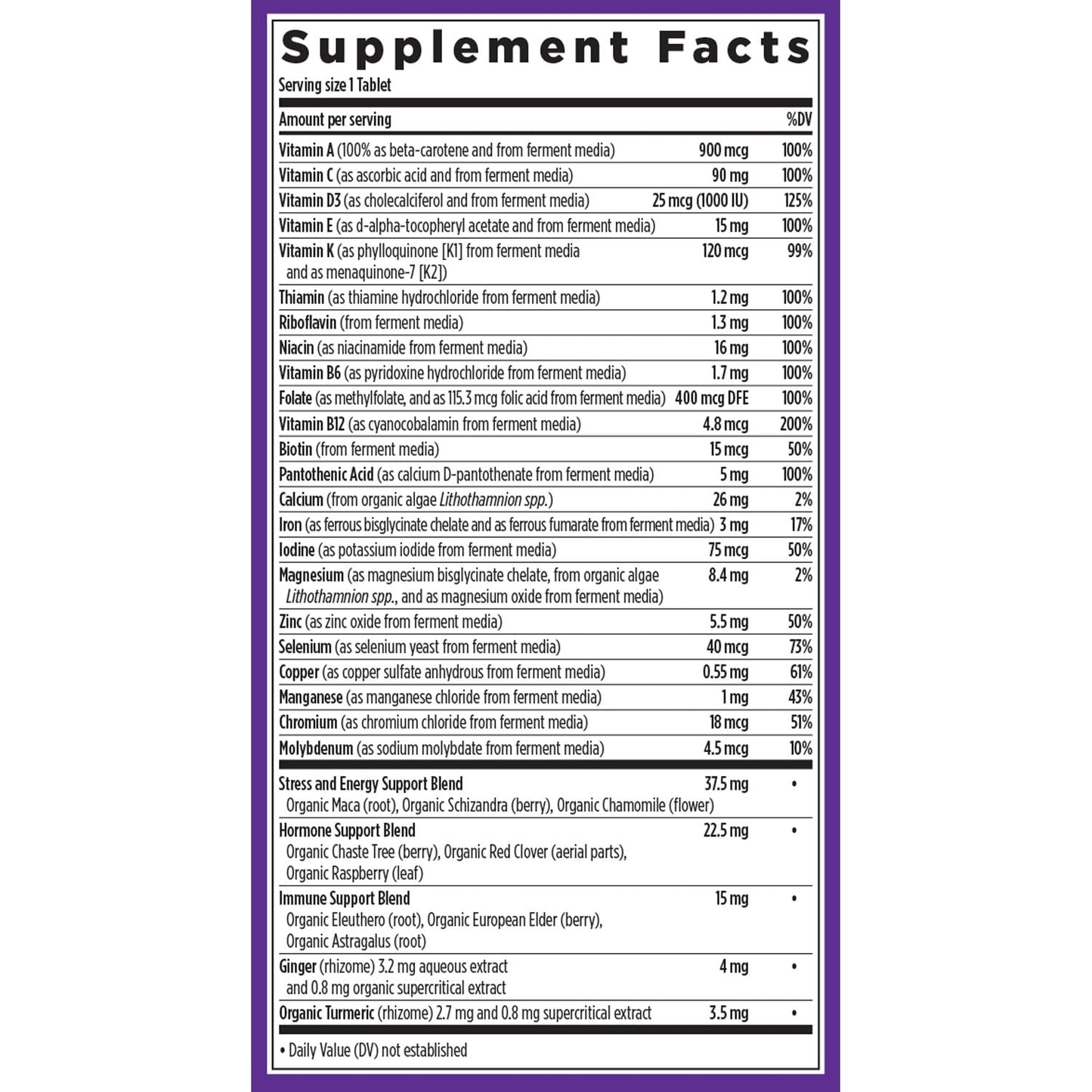 New Chapter Women's Multivitamin – Immune, Beauty & Energy Support (72 ct)