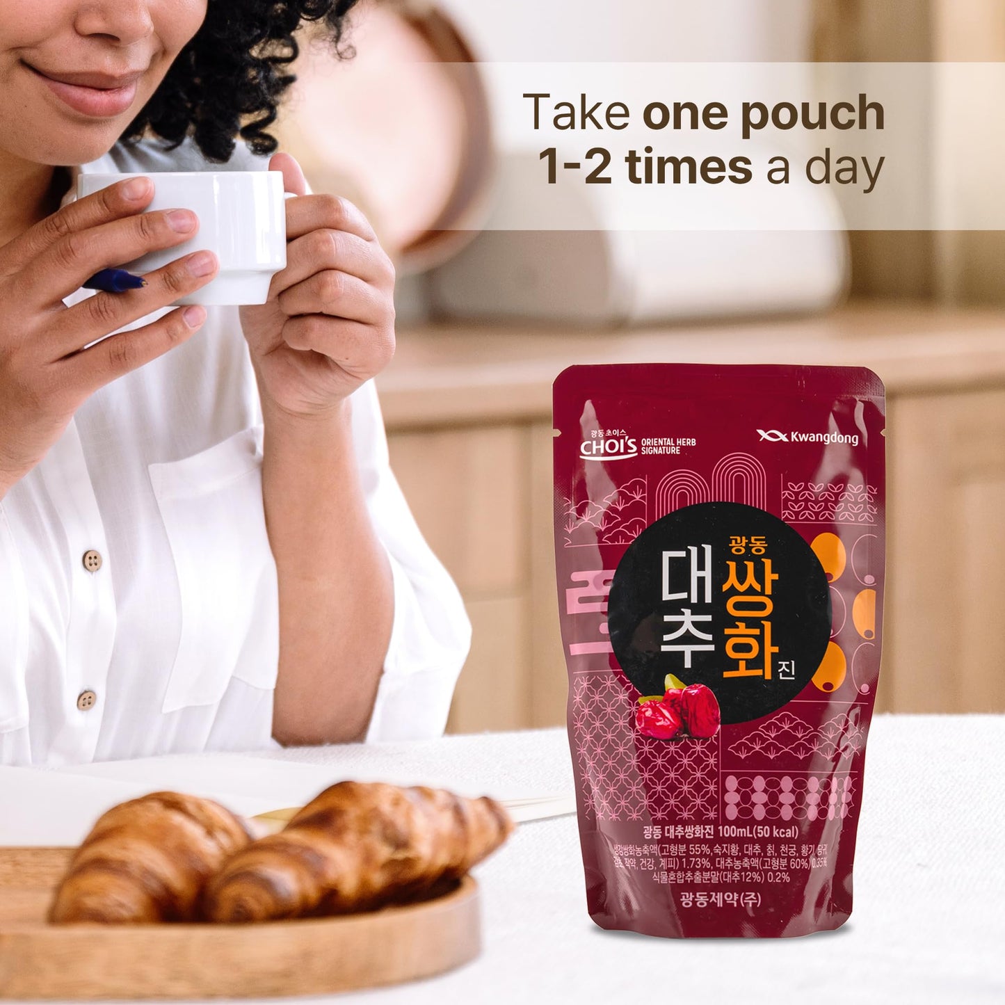 Kwangdong Ssang Hwa Jin – Traditional Korean Jujube Tea (10-Pack)